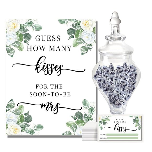 Bridal Shower Games - Wedding Shower Games - Bachelorette Games - Decorations - Picture 2 of 4